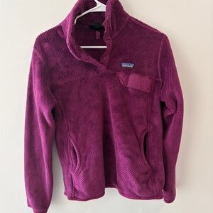 Patagonia Magenta Snap-T Fleece Pullover